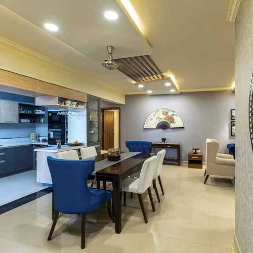 Luxury Dining Room Warm Chandelier